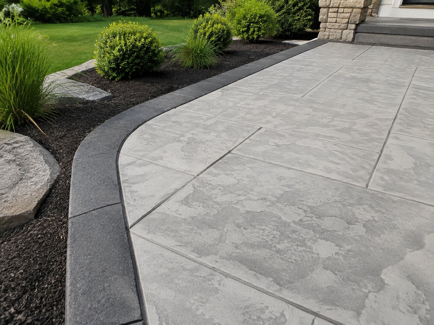 Original concrete project portfolio example for Hooksett homeowners